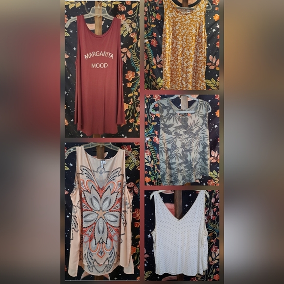 !Bundle! 5 Tank Tops - Picture 1 of 11